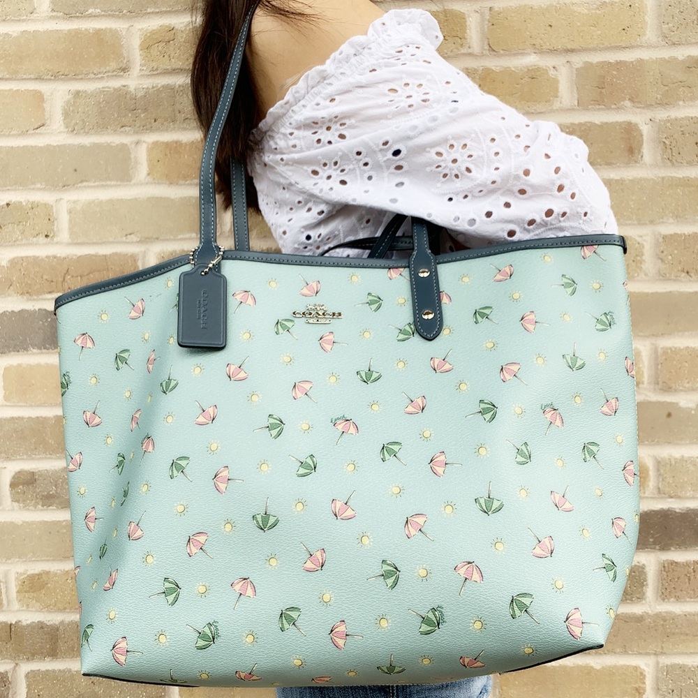 Coach large tote umbrellas print - Picture 2 of 2